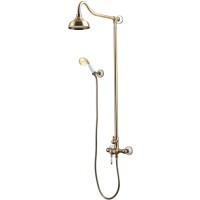 Смеситель для душа Lemark Villa, с лейкой, бронза (LM4860B)