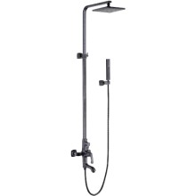 Смеситель для ванны и душа Lemark Nubira, черная бронза (LM6262ORB)