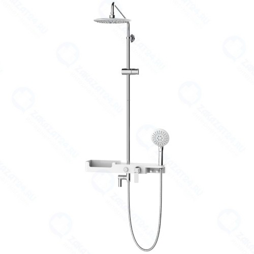 Смеситель для ванны и душа Lemark Tropic, хром/PVD (LM7007C)