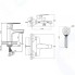 Комплект смесителей для ванной ORANGE Loop (M26-311b)