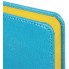 Ежедневник Brauberg Rainbow, А6, 136 листов, бирюзовый (111687)