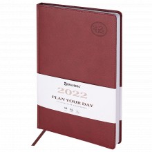 Ежедневник Brauberg Favorite, датированный 2022 210х297 мм А4, бордовый (112905) Ежедневник Brauberg Favorite, датированный 2022 210х297 мм А4, бордовый (112905)