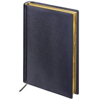 Ежедневник Brauberg Iguana, А5, 160 листов, черный (125089)