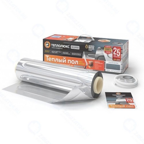 Нагревательный мат ТЕПЛОЛЮКС Alumia, 2700 Вт, 18 кв.м (2231969)