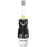 Электрическая зубная щетка MEGA-TEN Kids Sonic Black Edition: Котенок (121-MKS080)