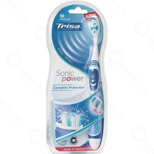 Электрическая зубная щетка TRISA Sonicpower akku Blue (661910-B)
