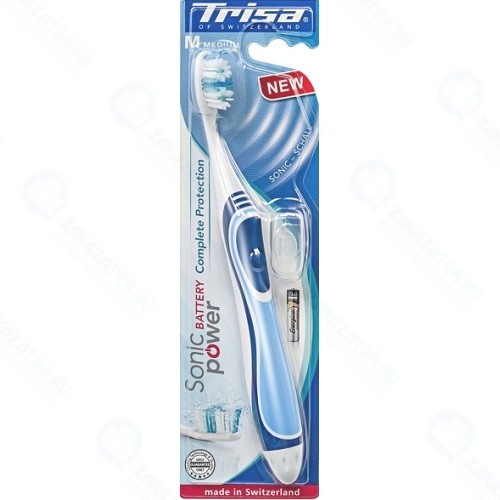 Электрическая зубная щетка TRISA Sonicpower Battery Blue (661937-B)