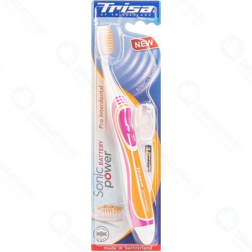 Электрическая зубная щетка TRISA Sonicpower Battery Orange (661945-Or)