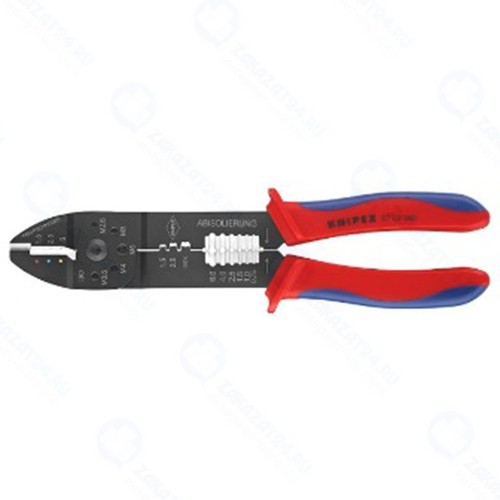 Клещи зажимные Knipex для проводов, 240мм/0,75-6 кв.мм (KN-9722240)
