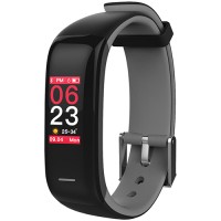 Смарт-браслет Qumann QSB 09 Black/Grey (Q-10091)