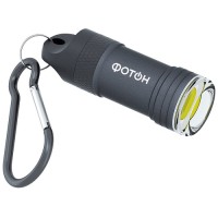 Фонарь-брелок Фотон K-100, черный (23453)