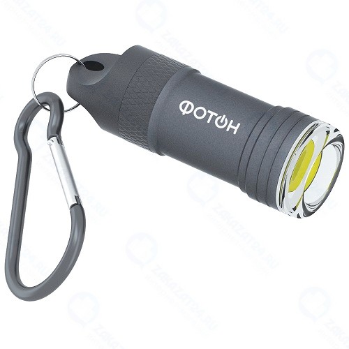 Фонарь-брелок Фотон K-100, черный (23453)