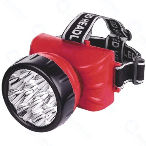Фонарь налобный IN-HOME HLA 09R 12LED 120Lm, 15 ч, 2 режима, з/у 230В