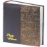 Фотоальбом Brauberg на 300 фото, 10х15 см, коричневый/золотой (391118)