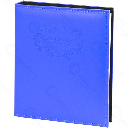 Фотоальбом Brauberg 20 листов, 23х28 см, синий (391124)