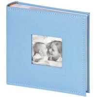 Альбом для фотографий Brauberg Cute Baby, 200 фото, 10х15 см, синий (391142)