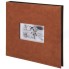 Альбом для фотографий Brauberg 30х32 см,  20 магнитных листов, Premium Brown (391185)