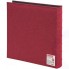 Альбом для фотографий Brauberg 500 фото, 10х15 см, ткань, бордовый (391187)