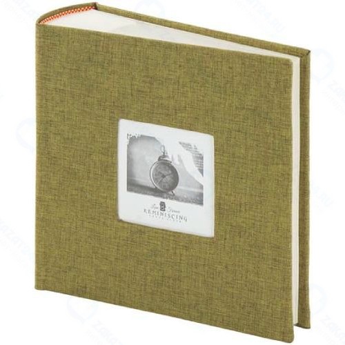 Альбом для фотографий Brauberg 300 фото, 10х15 см, ткань, хаки (391188)