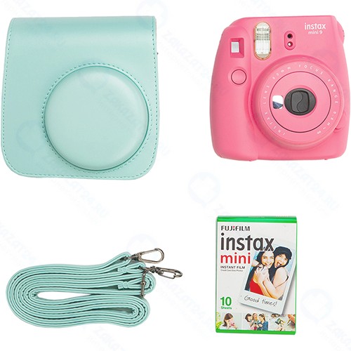 Фотоаппарат моментальной печати Fujifilm Instax Mini 9 Pink Line SET