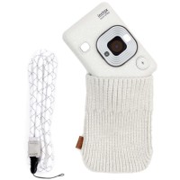 Мульти-функциональный фотоаппарат Fujifilm Instax Mini Liplay Stone White Bundle