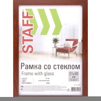 Рамка для фотографии Staff Grand, 21x30 см, МДФ, багет 18 мм, итальянский орех (391200)