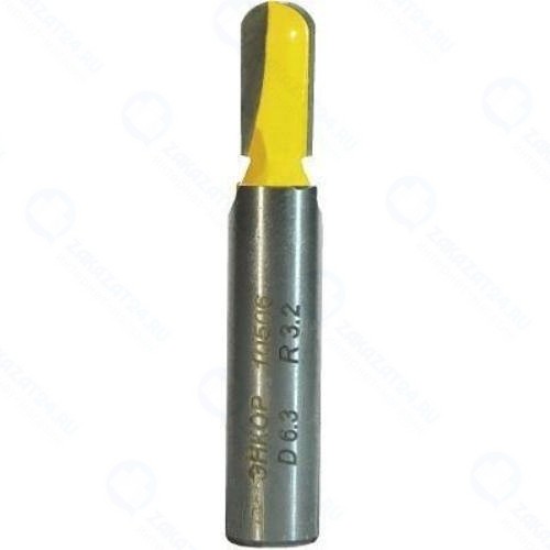 Фреза по дереву Энкор ф6,4х13 мм R3,2 мм, хвостовик 8 мм (10506)