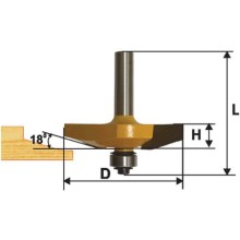 Фреза по дереву Энкор 41,3х13 мм, хвостовик 8 мм (10581) Фреза по дереву Энкор 41,3х13 мм, хвостовик 8 мм (10581)