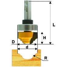 Фреза по дереву Энкор ф22х13 мм R3,2 мм, хвостовик 8 мм (10636) Фреза по дереву Энкор ф22х13 мм R3,2 мм, хвостовик 8 мм (10636)