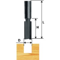 Фреза по дереву Энкор ф8x25 мм, хвостовик 8 мм ДСП (28009)