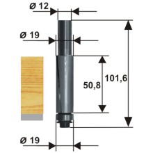 Фреза по дереву Энкор ф19х50,8 мм, хвостовик 12 мм ДСП (28059) Фреза по дереву Энкор ф19х50,8 мм, хвостовик 12 мм ДСП (28059)