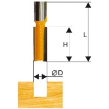 Фреза по дереву Энкор ф8х26 мм, хвостовик 8 мм (46022)