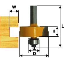 Фреза по дереву Энкор ф38,1х13 мм, хвостовик 8 мм (46327)