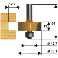 Фреза по дереву Энкор ф38,1х13 мм, хвостовик 12 мм (9303)