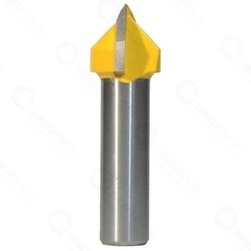 Фреза по дереву Энкор ф25,4 мм V-образная, 90 градусов, хвостовик 12 мм (9305)