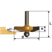 Фреза по дереву Энкор ф63,5х16 мм, хвостовик 12 мм (9327)
