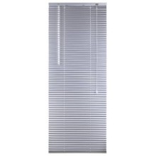 Жалюзи горизонтальные Brabix 40x160 см, серебристые (606031)