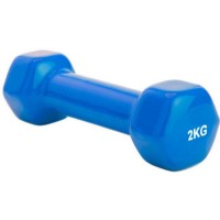 Гантель Bradex SF 0162, обрезиненная, 2 кг, синяя