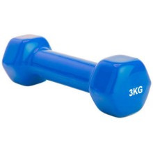 Гантель Bradex SF 0164 обрезиненная, 3 кг, синяя Гантель Bradex SF 0164 обрезиненная, 3 кг, синяя