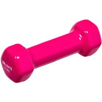 Гантель Bradex SF 0532 обрезиненная, 0,5 кг, розовая