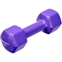 Гантель Bradex SF 0537 обрезиненная, 4 кг, фиолетовая