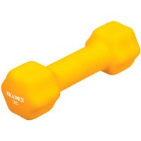 Гантель Bradex SF 0540 неопреновая, 1 кг, желтая