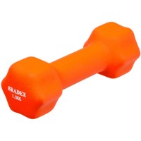 Гантель Bradex SF 0541 неопреновая, 1,5 кг, оранжевая