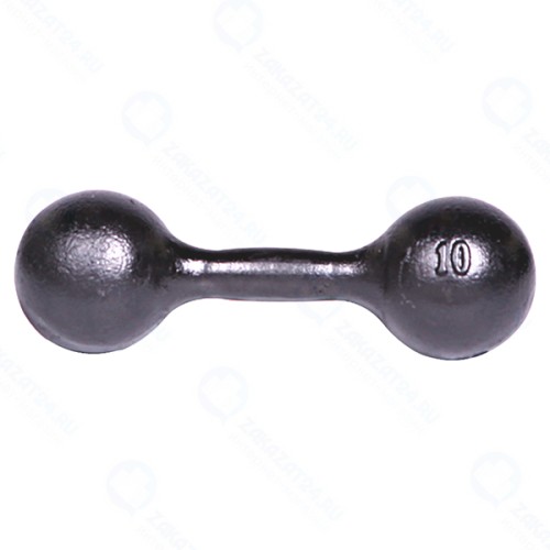 Гантель ТИТАН литая, 10 кг