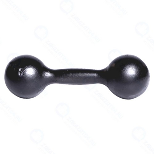 Гантель ТИТАН литая, 6 кг