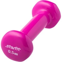 Гантель STARFIT DB-101, 0,5 кг, винил, розовая (УТ-00007040)