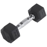 Гантель STARFIT DB-301, 3 кг, обрезиненная, черная (УТ-00007096)