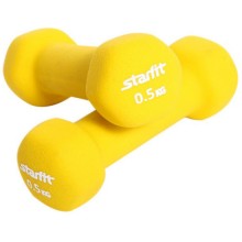 Набор гантелей STARFIT DB-201, 2 шт х 0,5 кг, неопрен, песочный (УТ-00019078) Набор гантелей STARFIT DB-201, 2 шт х 0,5 кг, неопрен, песочный (УТ-00019078)