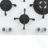 Газовая варочная панель Electrolux EGT96343LW