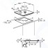 Газовая варочная панель Electrolux EGW96343NW